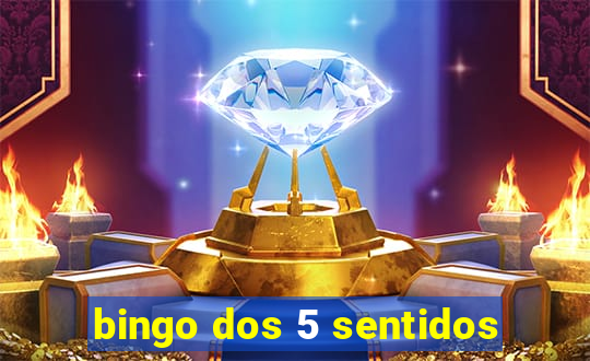 bingo dos 5 sentidos